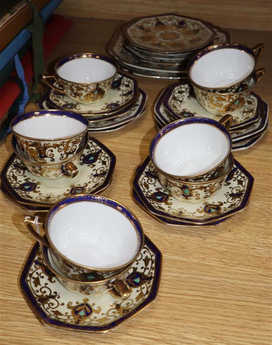 A Noritake porcelain part tea set